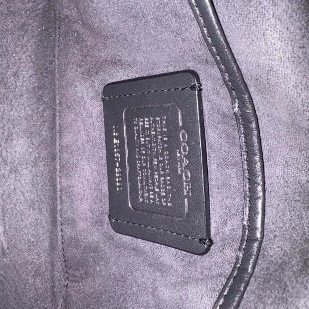 Coach Parker 18 Crossbody | Purple Interior | Refined Calf Leather | Convertible - Picture 4 of 8